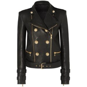 Latest Design Genuine Leather Jacket For Women