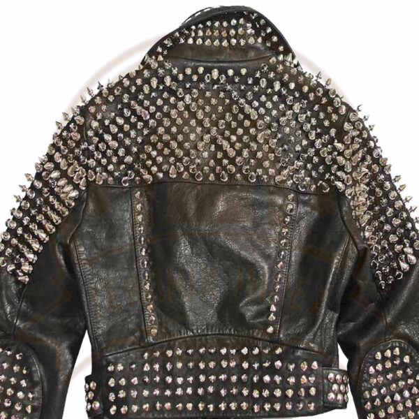 Punk Leather Jacket-Zenonix impex