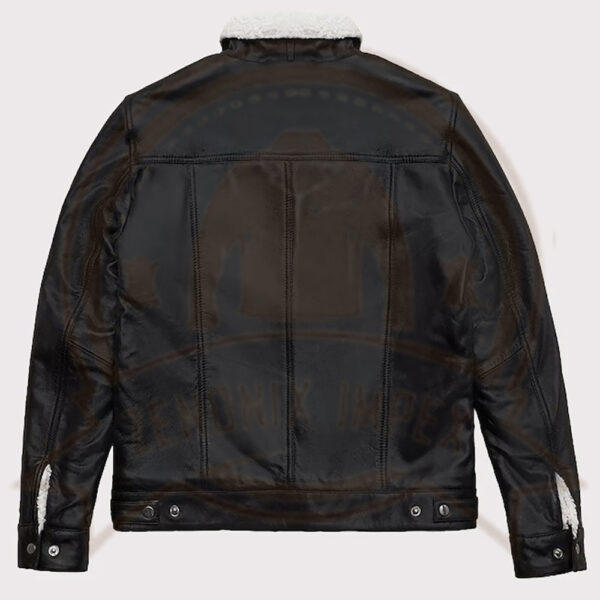 Men's RAF B3 Aviator Shearling Sheepskin Trucker Jacket-Zenonix Impex