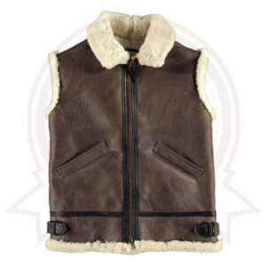 B3 Shearling Sheepskin Leather Vest