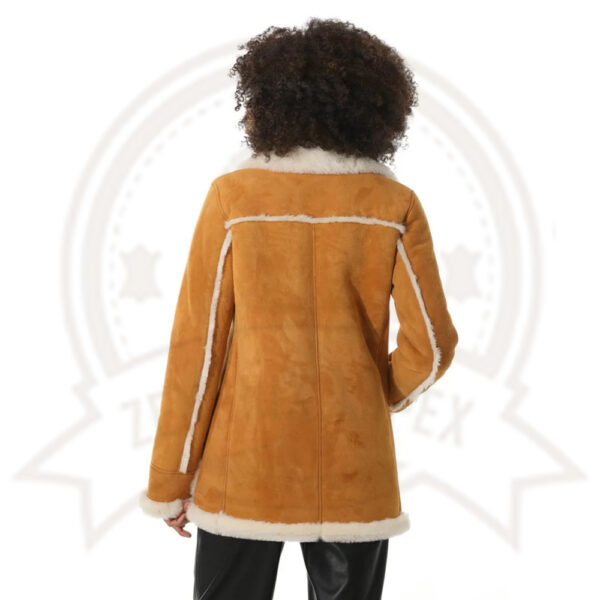 Women Shearling Fur Coat-Zenonix Impex