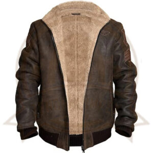 Leather Jacket with Fur-Zenonix Impex