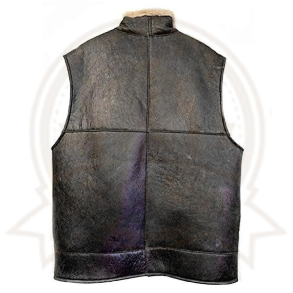 B3 RAF Aviator Shearling Leather Flight Vest