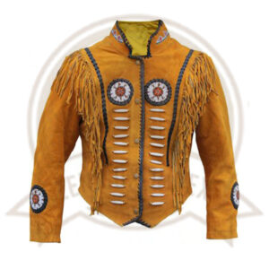 Western Leather Jacket-Zenonix Impex