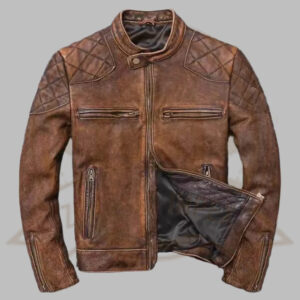 Distressed Leather Jackets-Zenonix Impex