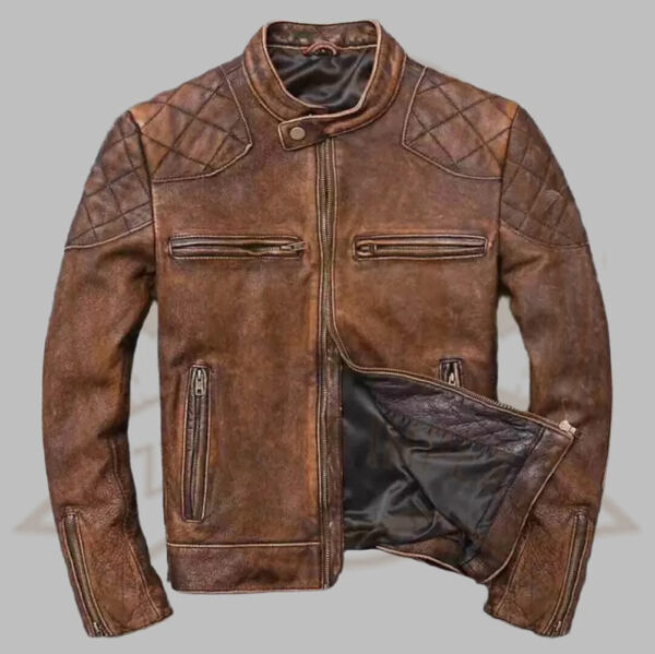 Distressed Leather Jackets-Zenonix Impex