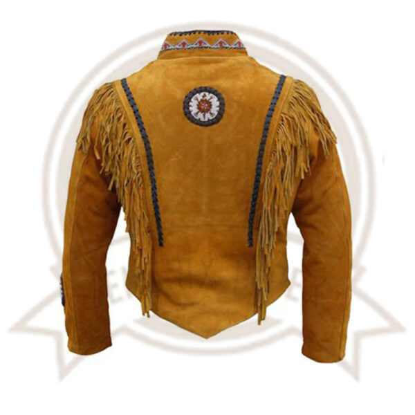 Western Leather Jacket-Zenonix Impex