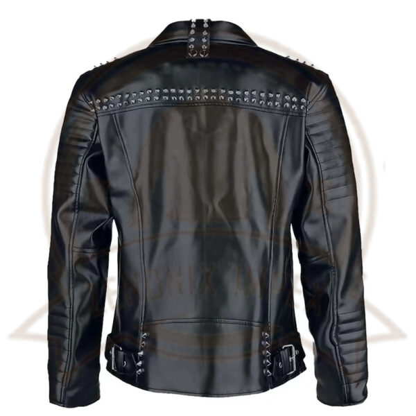 Punk Leather Jacket-Zenonix impex