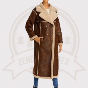 Faux Shearling Coat-Zenonix Impex