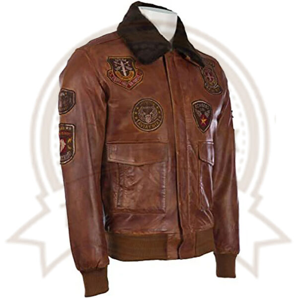 Leather Jacket with Fur-Zenonix Impex