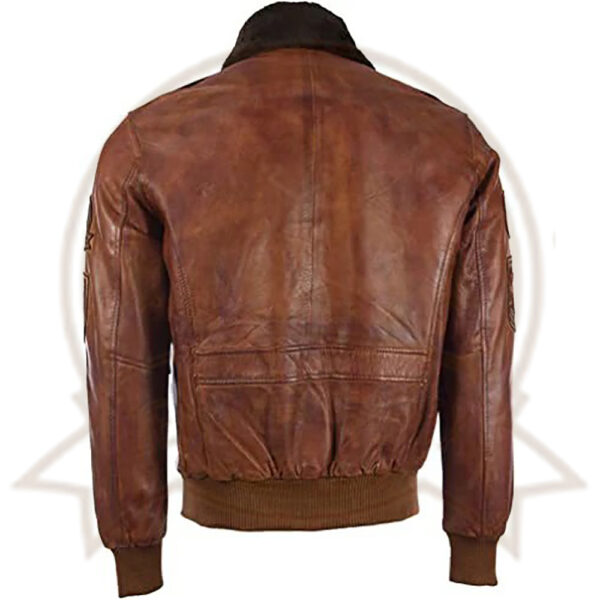 Leather Jacket with Fur-Zenonix Impex