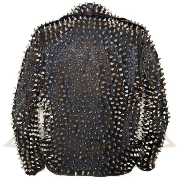 Punk Leather Jacket-Zenonix impex