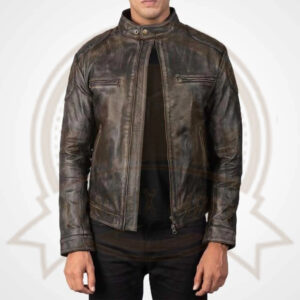 Distressed Leather Jackets-Zenonix Impex