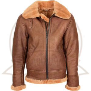 Men's B3 Shearling Sheepskin Flying Jacket-Zenonix Impex