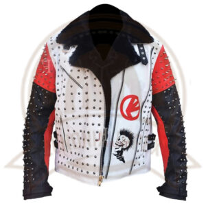 Studded Leather Jacket-Zenonix Impex