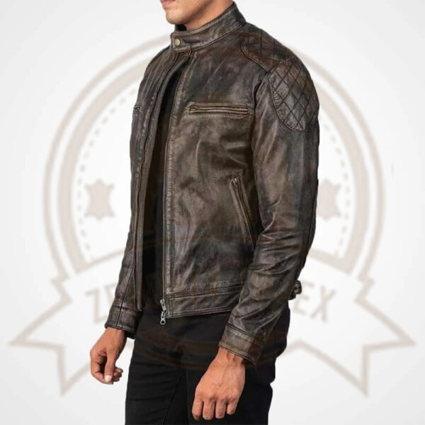 Distressed Leather Jackets-Zenonix Impex