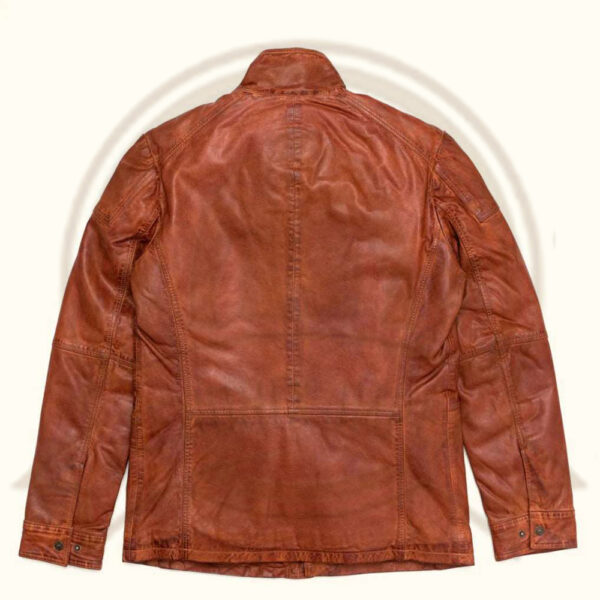 Leather Field Jacket-Zenonix Impex