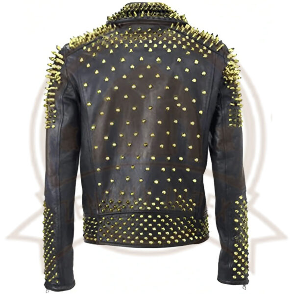 Punk Leather Jacket-Zenonix impex