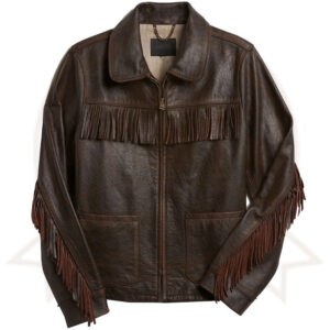 Women's Fringe Leather Jacket