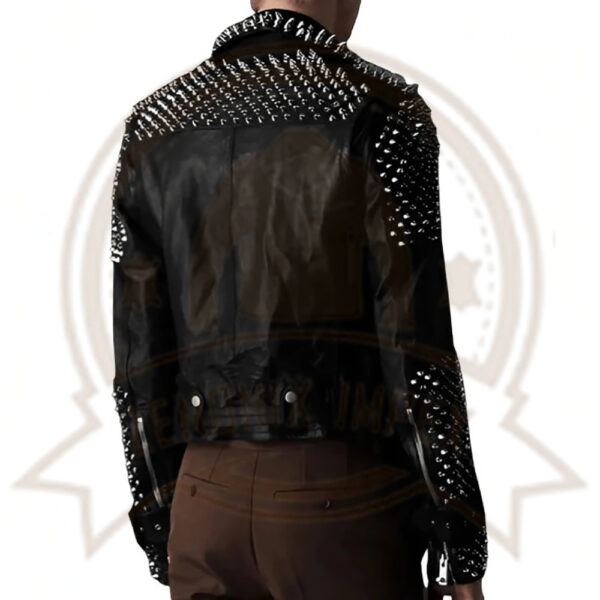 Punk Leather Jacket-Zenonix impex