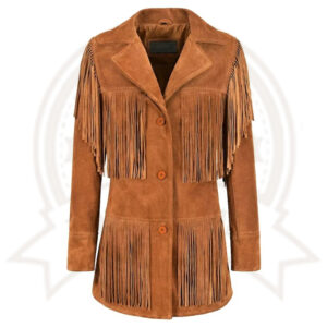 Women's Western Fringes Leather Jacket