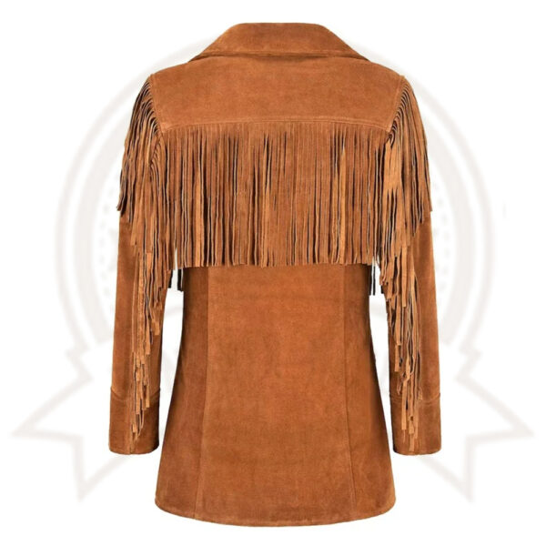 Women's Western Fringes Leather Jacket