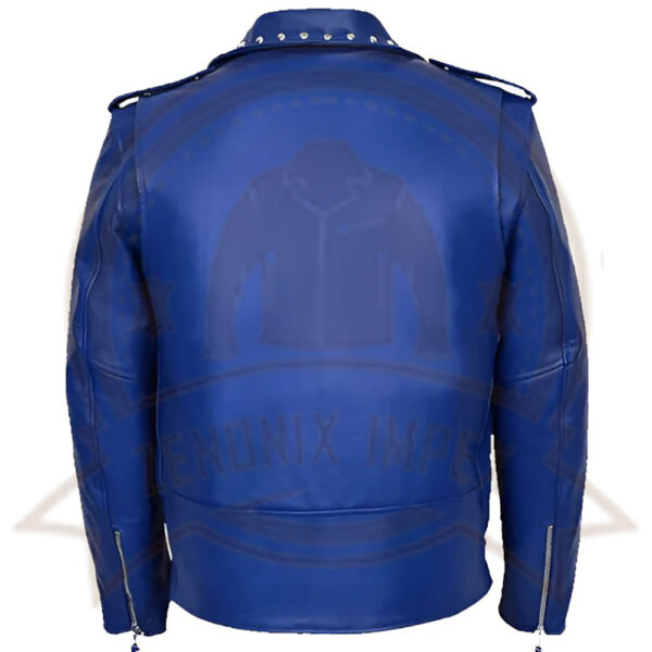 Studded Leather Jacket-Zenonix Impex