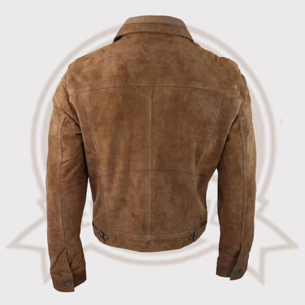 Men's Classic Vintage Suede Leather Biker Jacket-Zenonix Impex