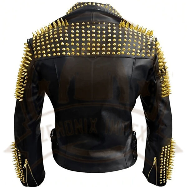 Punk Leather Jacket-Zenonix impex