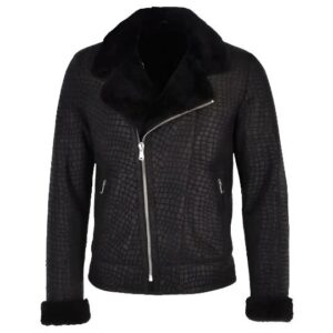 Leather Jacket with Fur-Zenonix impex