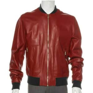 Men-Fashion-Lambskin-Red-Leather-Bomber-Jacket-Zenonix-Impex
